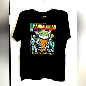Star Wars Mandalorian black 2X short sleeve tshirt NWT